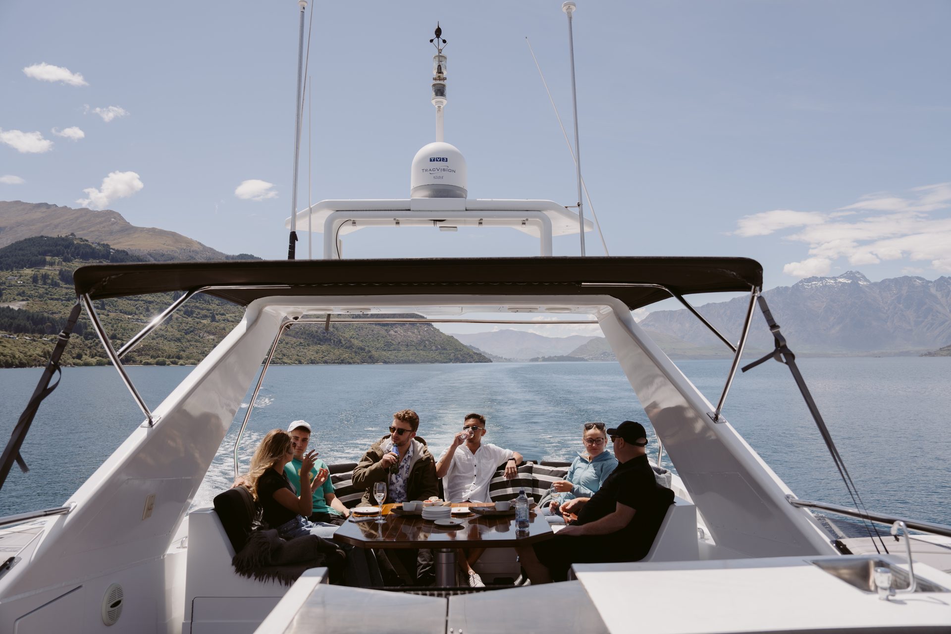 Dining aboard Pacific Jemm