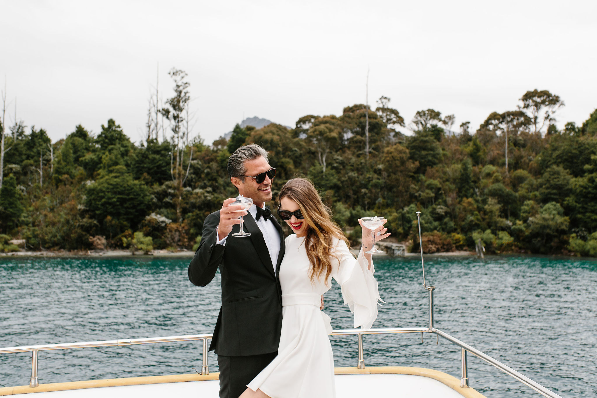 A wedding aboard Pacific Jemm